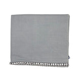 Bajra Satin Weave Stole w/ Ball Fringe