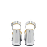 Stella McCartney Skyla Double Chromatic Mirrored Platform Sandals