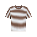 Scanlan Theodore Crepe Knit Stripe T-Shirt