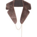 Gabriela Hearst Demeter Fur Coat Collar