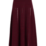 Proenza Schouler White Label Phyllis Skirt in Ladder Stripe