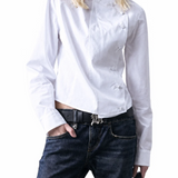 R13 Asymmetrical Front Shirt