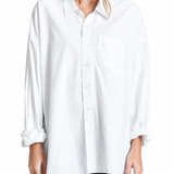 R13 Drop Neck Oxford Shirt