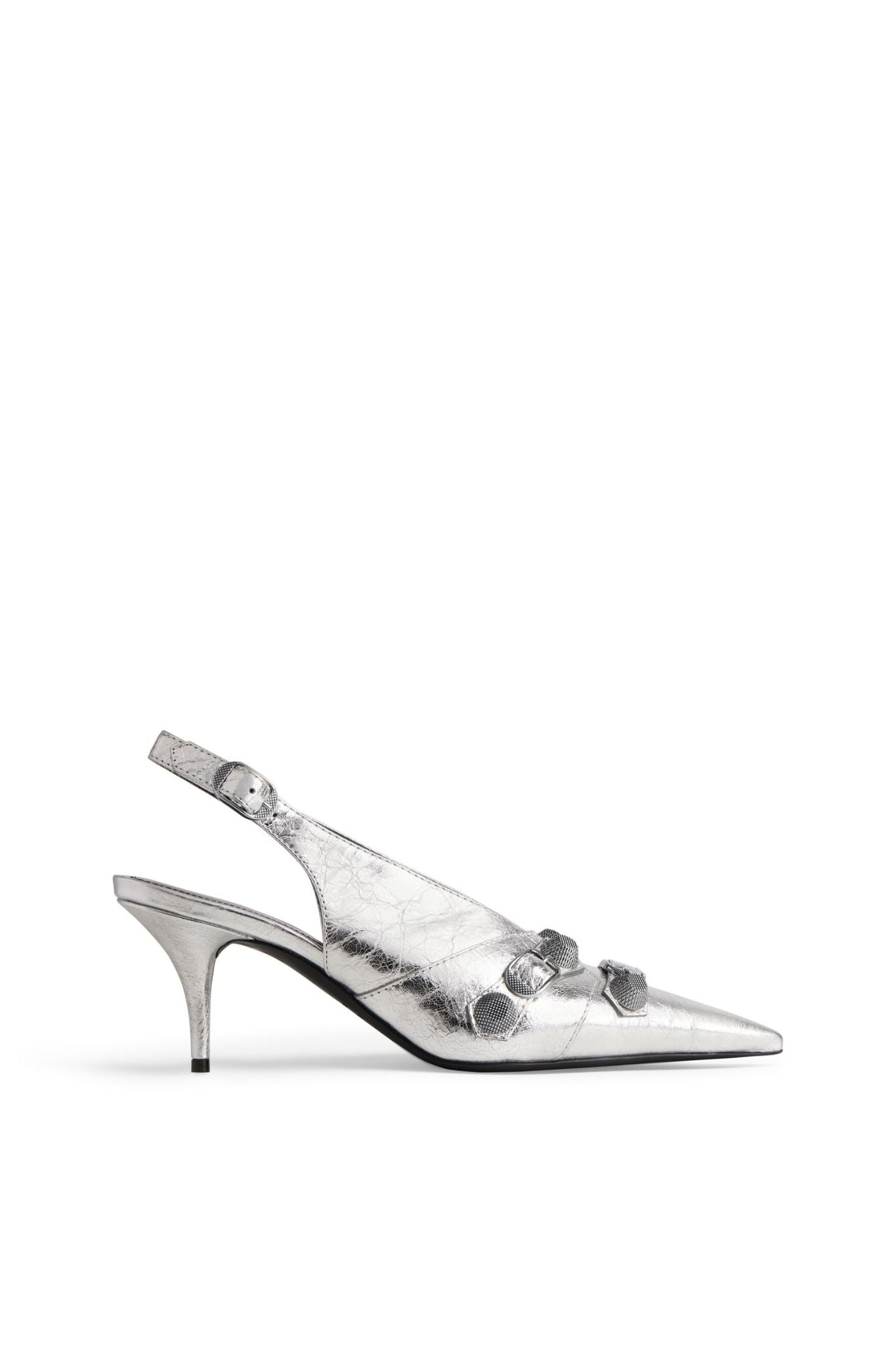Balenciaga Cagole M70 Sling Back Heels – Vermillion