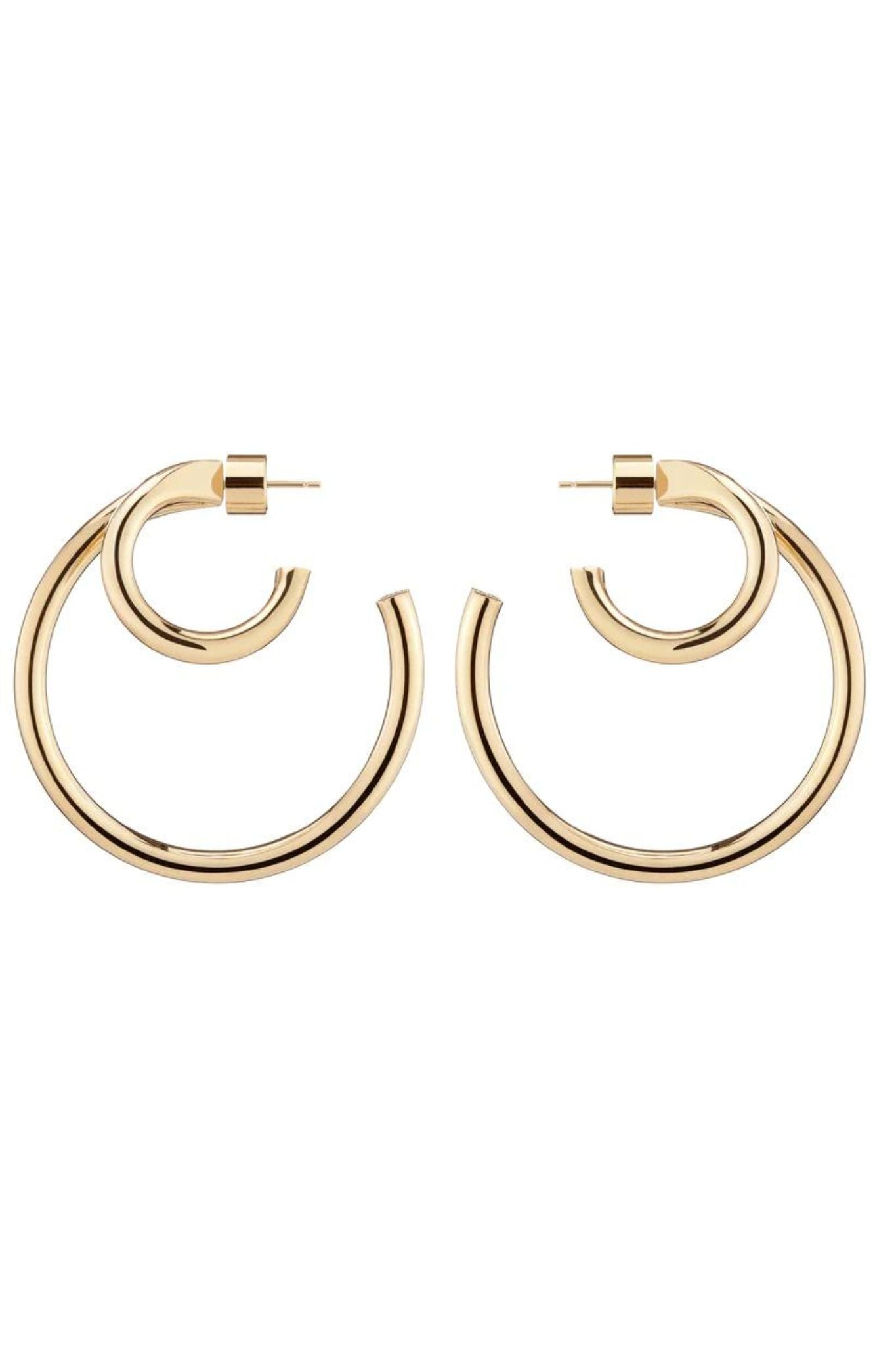 Jennifer Fisher Double Lilly Baby Hoops