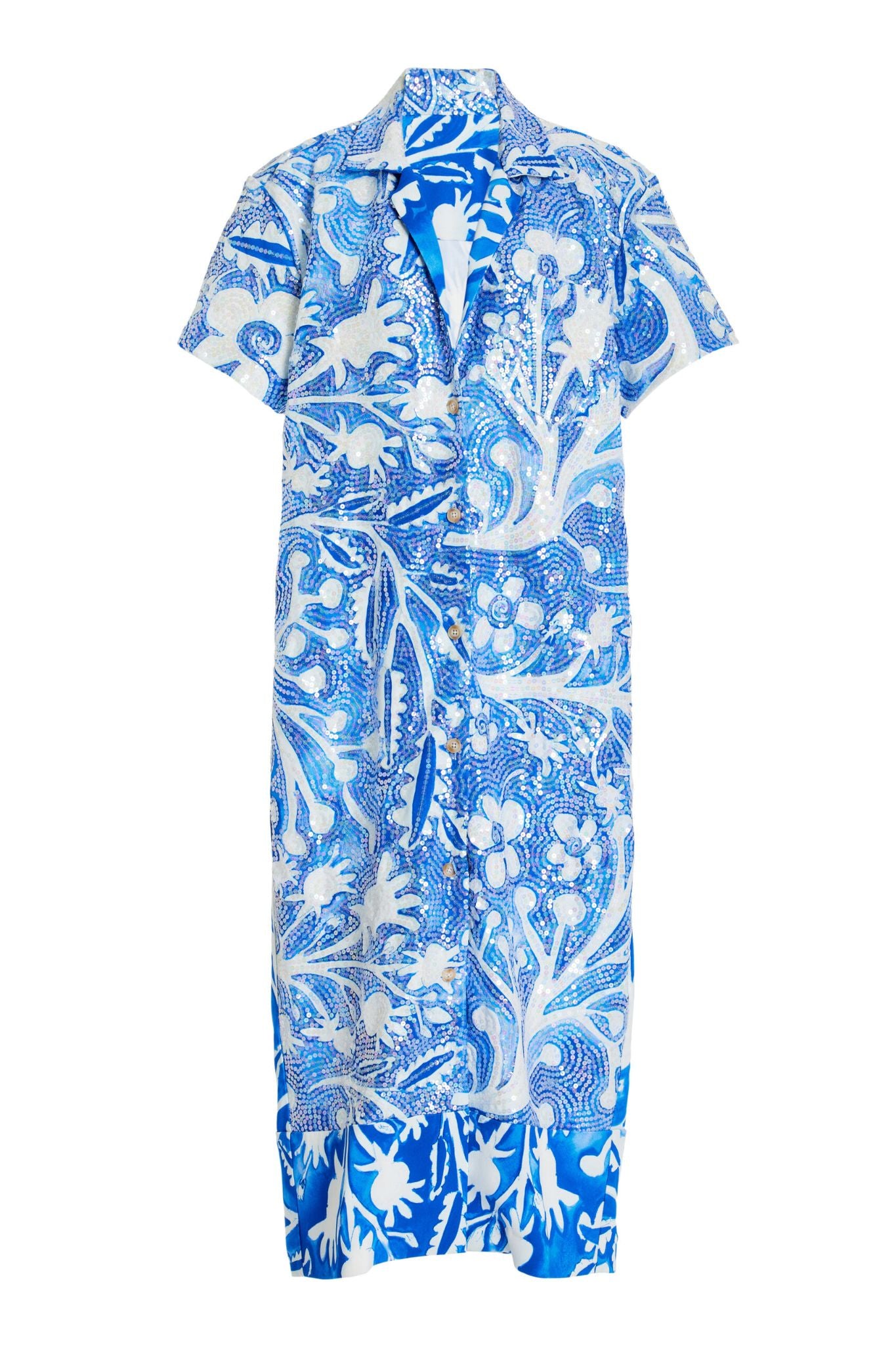 Rosie Assoulin Sequin Hawaii R-O Dress
