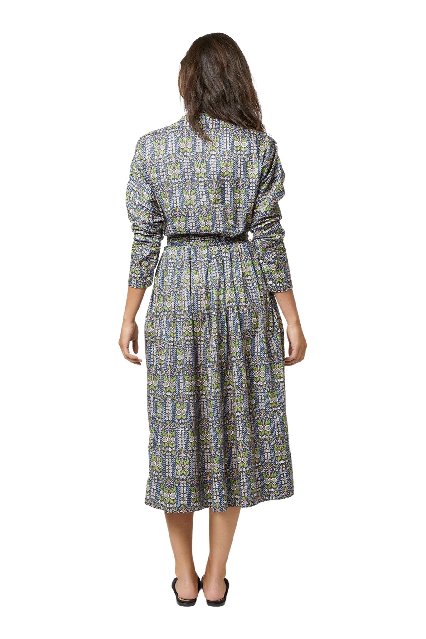 Ann Mashburn Kimono Shirtwaist Dress