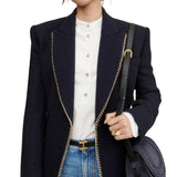 Chloe Chain Embellished Jacket