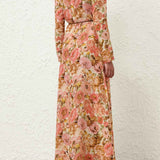 Zimmermann Golden Plunge Maxi Dress