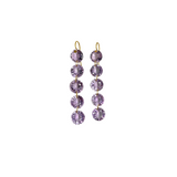 Marie Helene de Taillac Amethyst Rivieres 5-Drop Earrings