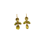 Marie Helene de Taillac Lemon Quartz & Peridot Fuchsia Earrings