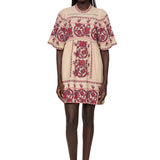 Sea Beena Embroidered Short Sleeve Dress