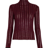 Proenza Schouler White Label Stina Turtleneck in Ladder Stripe