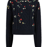Khaite Elias Embroidery Sweater
