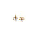 Marie Helene de Taillac Rainbow Moonstone Apple Earrings