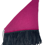 Bajra Tiny Basket Weave Triangle Scarf