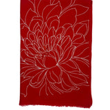 Janavi Dahlia Line Art Scarf