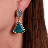 Daria de Koning Blue/Green Earrings