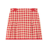 Guest in Residence Gingham Pleated Skirt