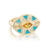 Harwell Godfrey Cleopatra's Eye Cocktail Ring