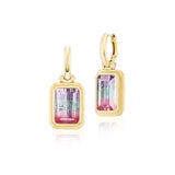 Harwell Godfrey Bi-Color Tourmaline Drop Huggies