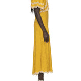 Sea Shay Lace Cape Midi Dress