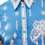 Alemais Acacia Cropped Shirt - Vermillion