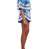 Alemais Acacia Cropped Shirt - Vermillion