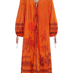 Alemais Boathouse Shirtdress - Vermillion