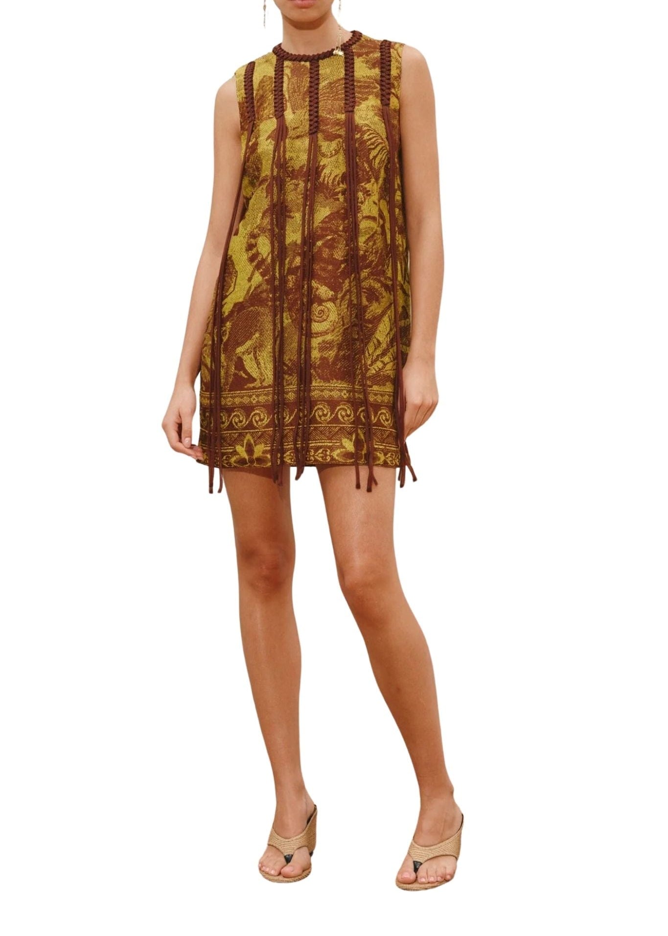 Alemais Charley Mini Dress - Vermillion