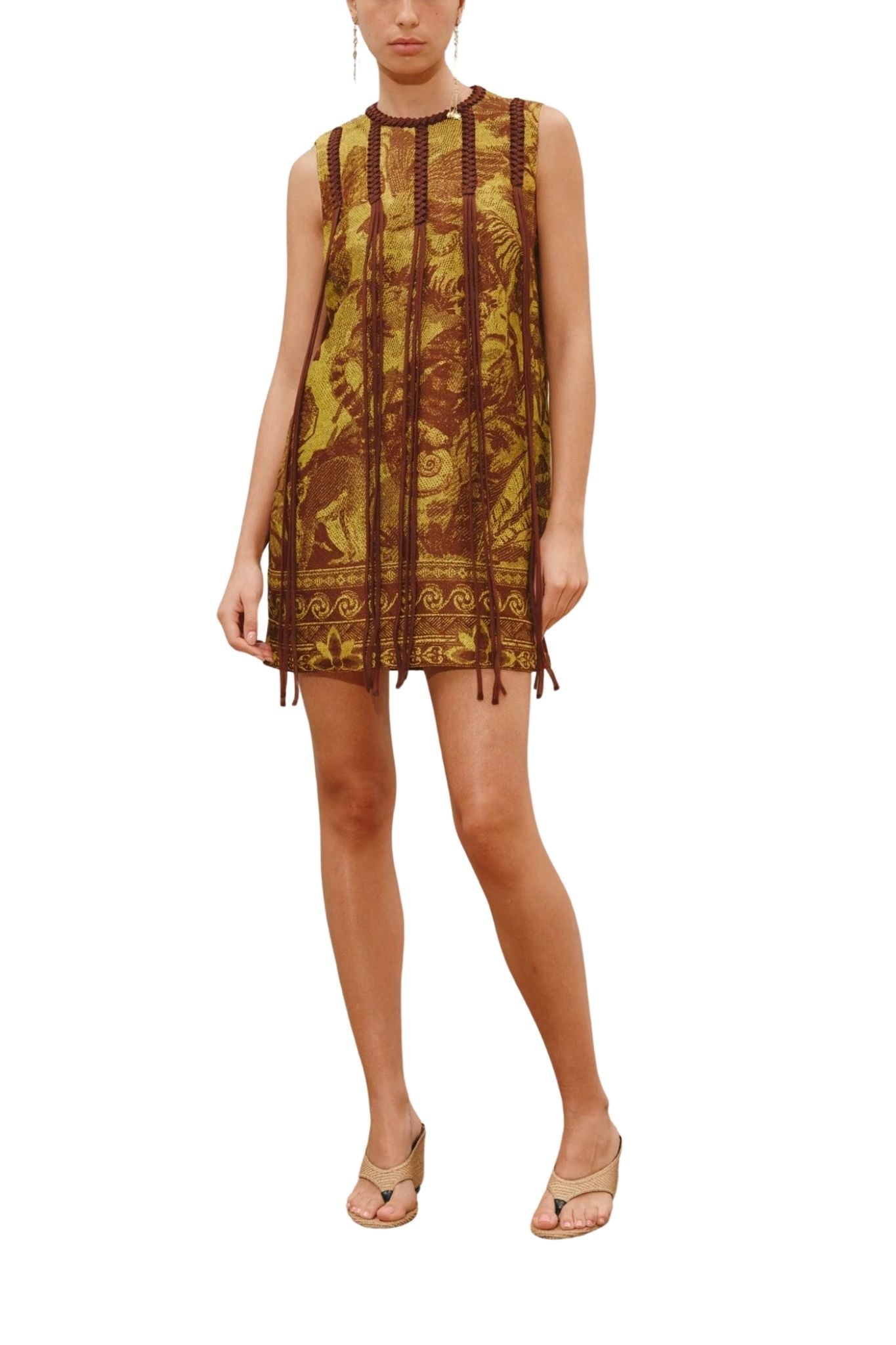 Alemais Charley Mini Dress - Vermillion