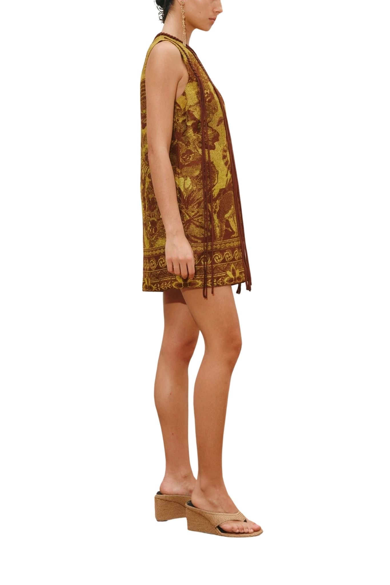 Alemais Charley Mini Dress - Vermillion