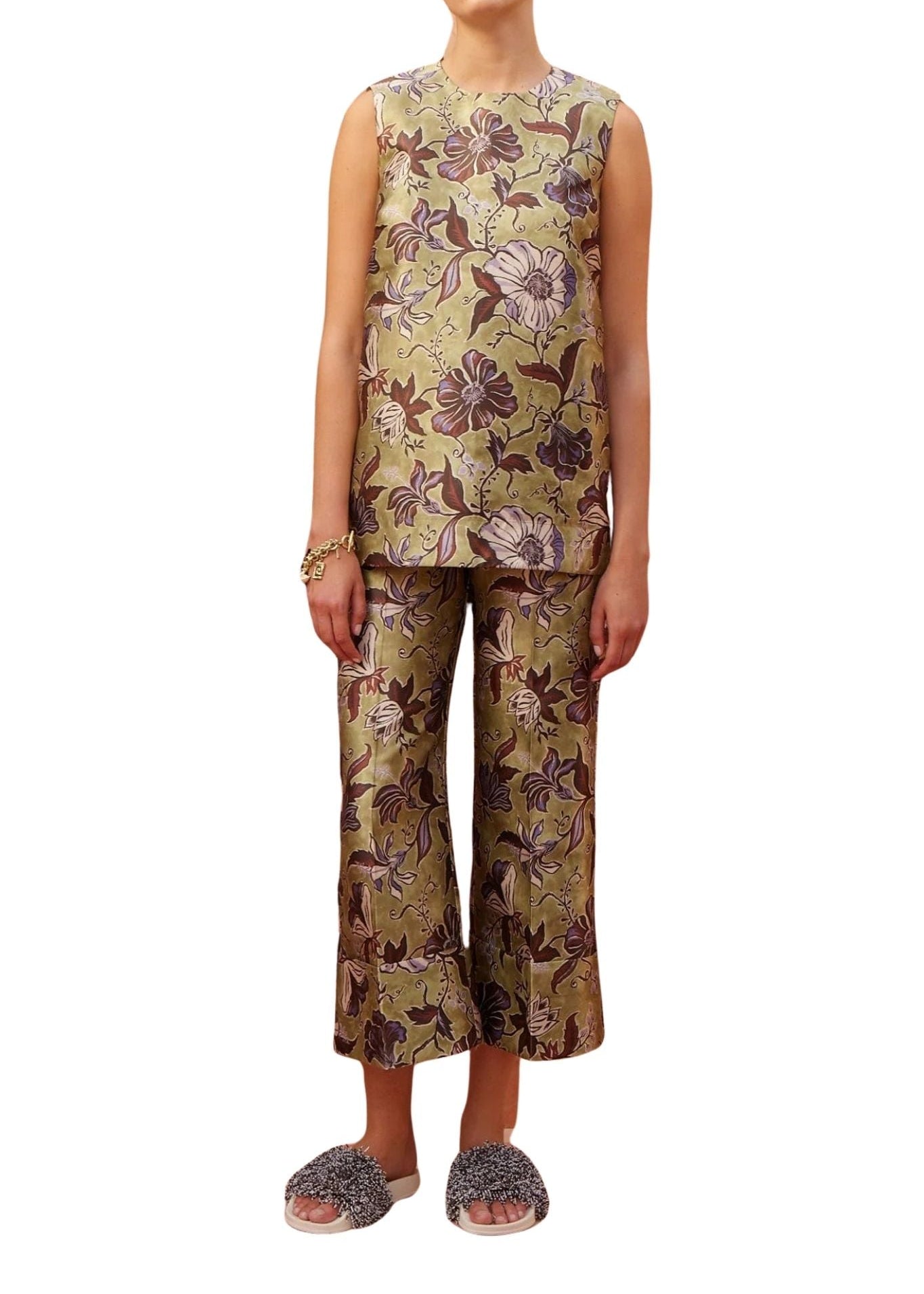 Alemais Citron Top - Vermillion