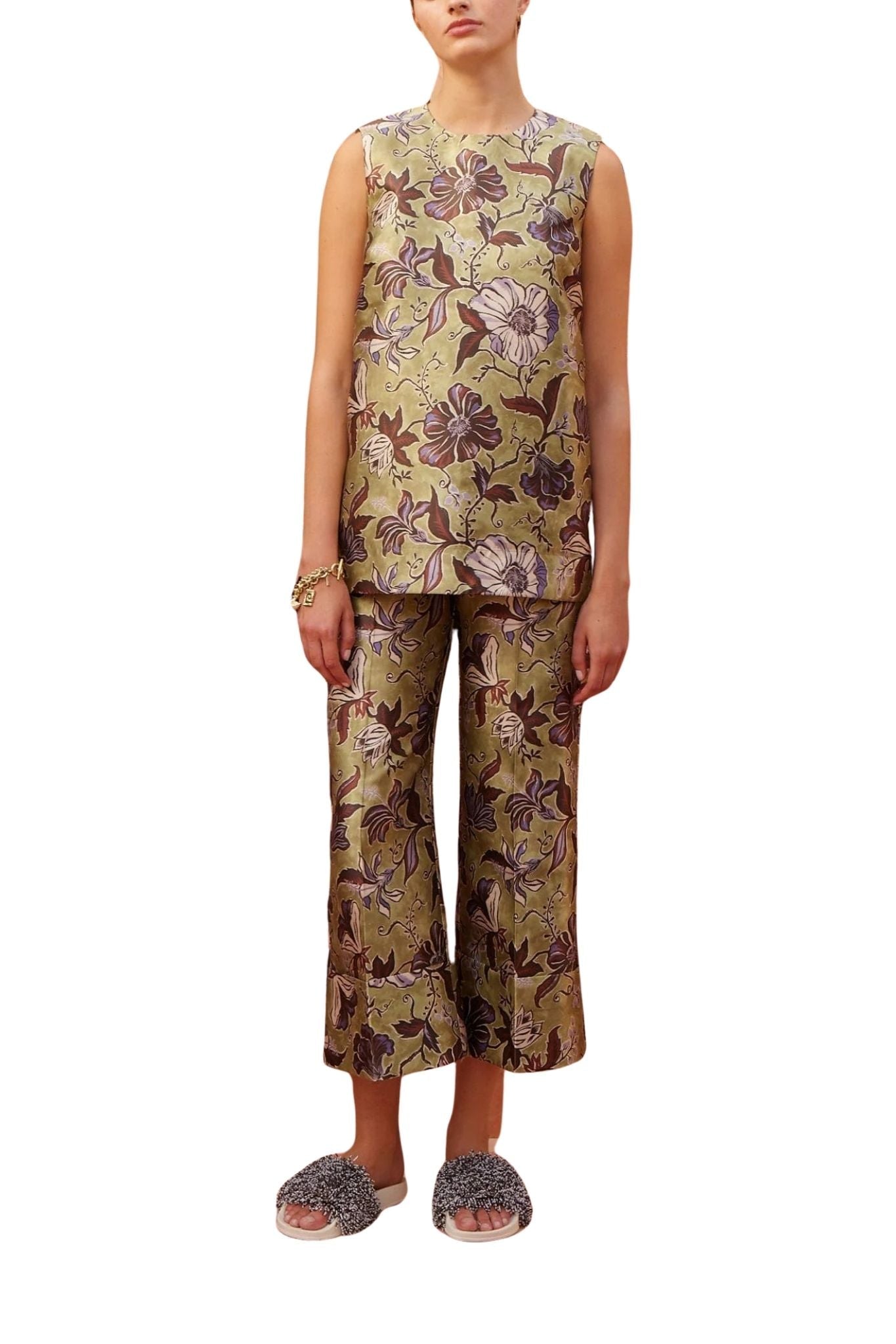 Alemais Citron Top - Vermillion