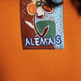 Alemais Claudia Tangerine Knit Polo - Vermillion