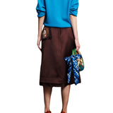 Alemais Claudie Azure Knit Polo - Vermillion
