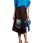 Alemais Claudie Azure Knit Polo - Vermillion