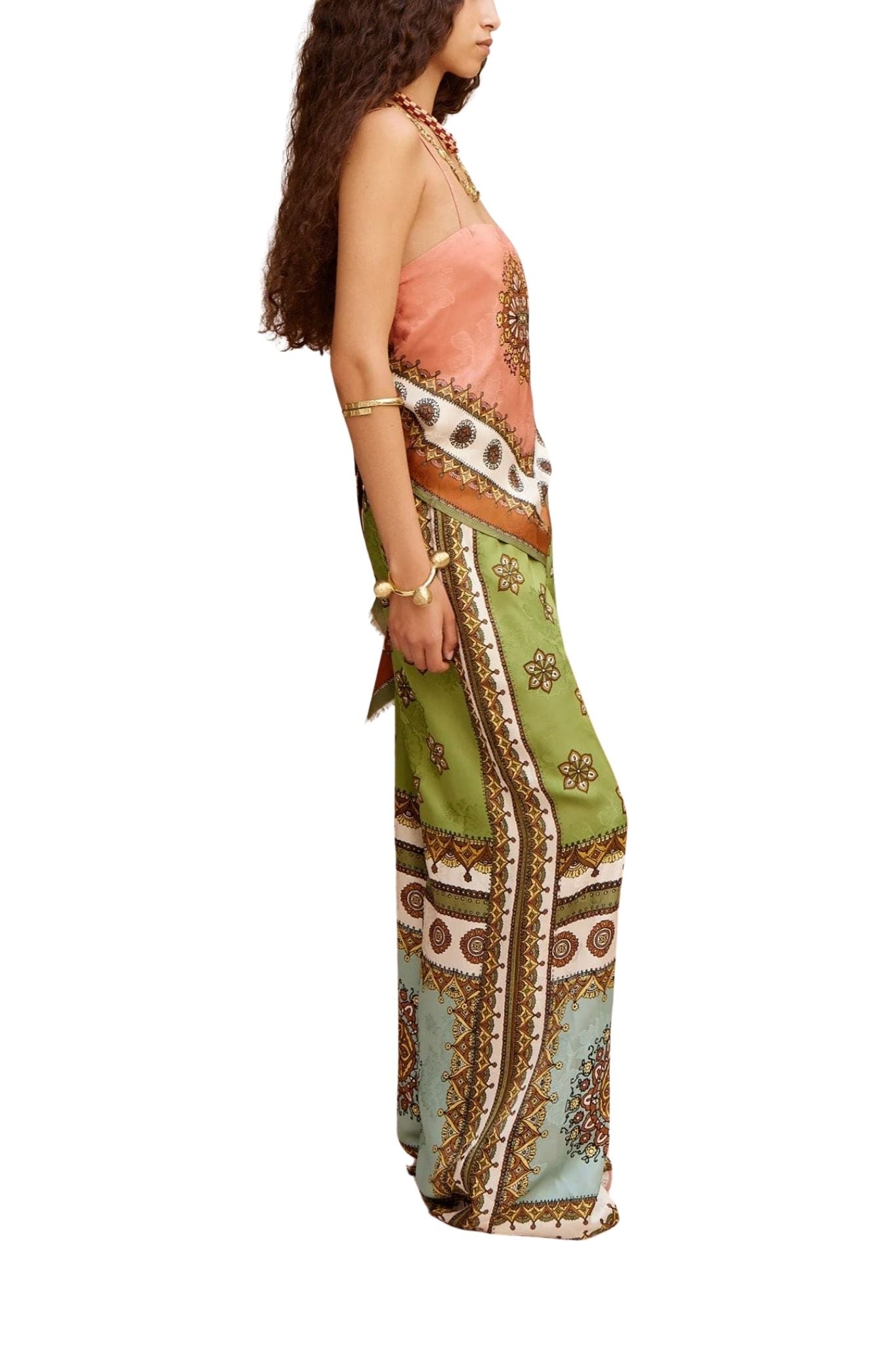 Alemais Contina Scarf Top - Vermillion