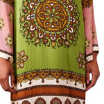 Alemais Contina Silk Midi Dress - Vermillion