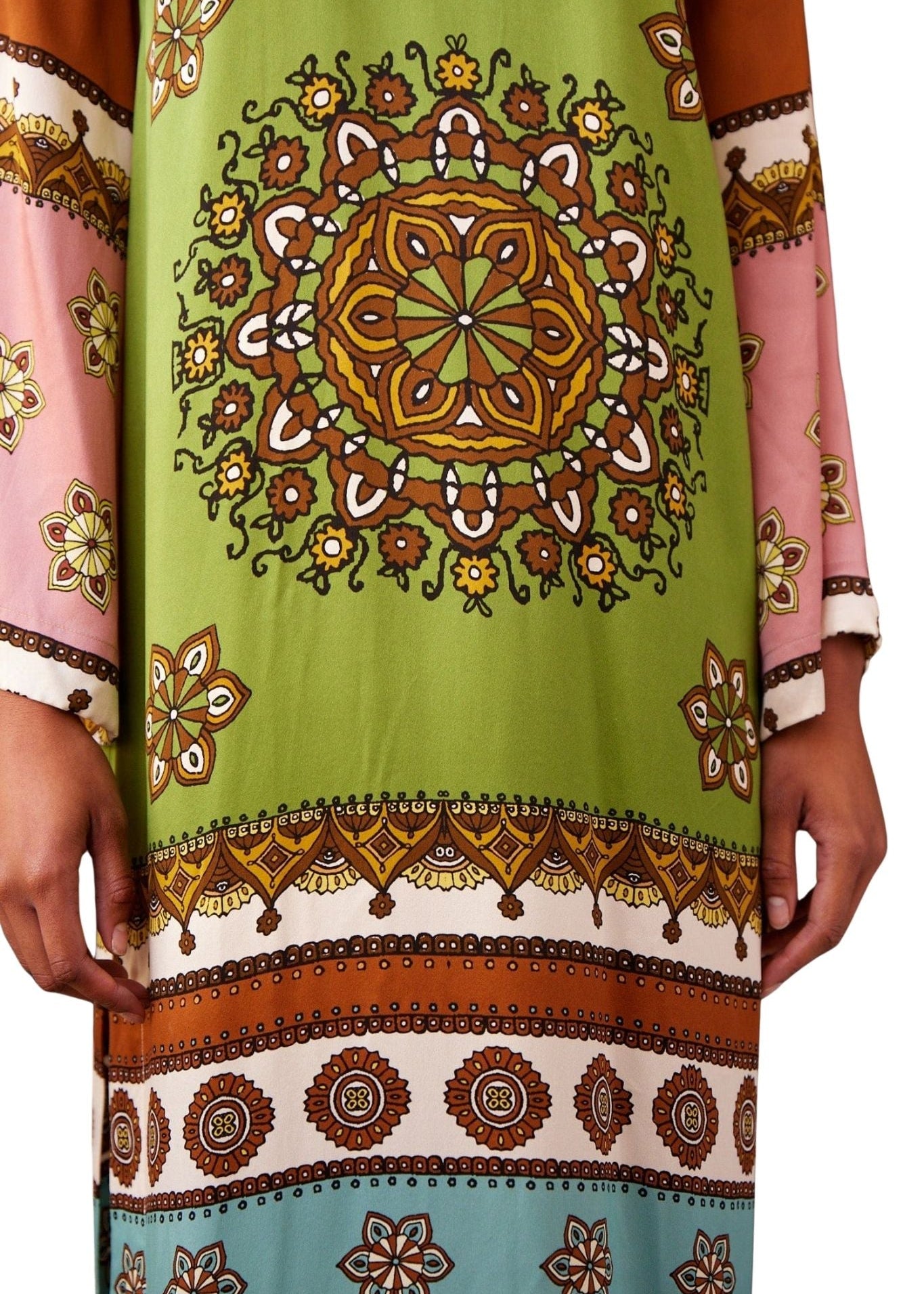 Alemais Contina Silk Midi Dress - Vermillion