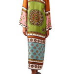 Alemais Contina Silk Midi Dress - Vermillion