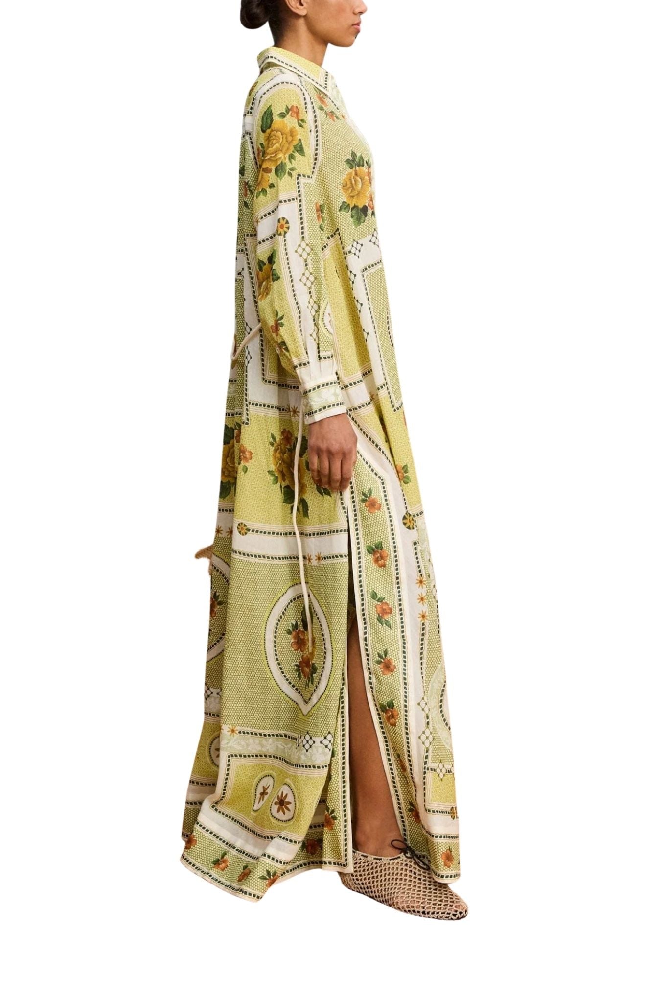 Alemais Dixie Shirtdress - Vermillion