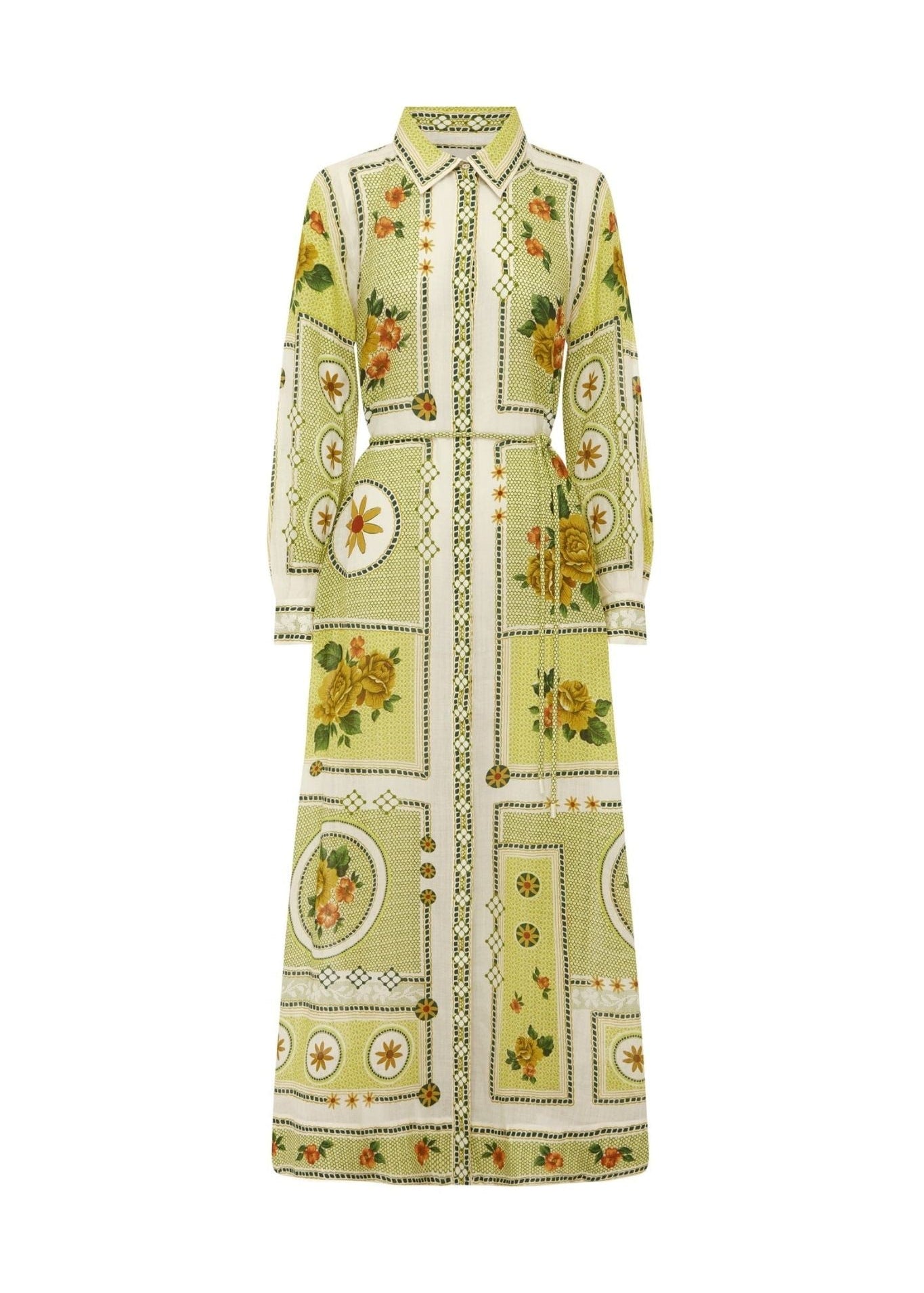 Alemais Dixie Shirtdress - Vermillion