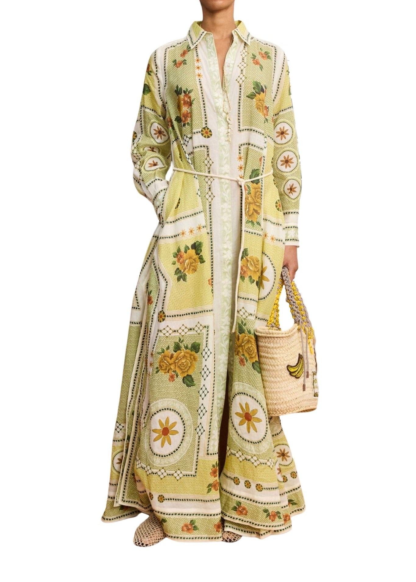 Alemais Dixie Shirtdress - Vermillion