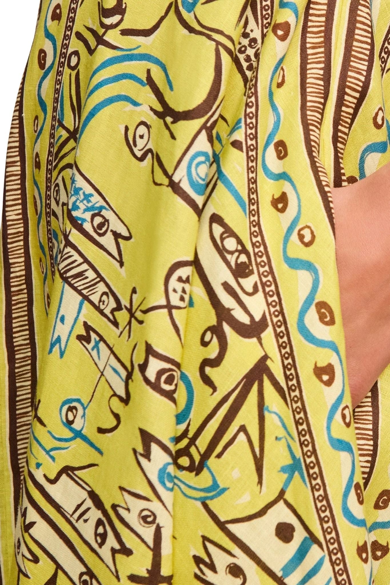 Alemais Fish Sticks Sundress - Vermillion