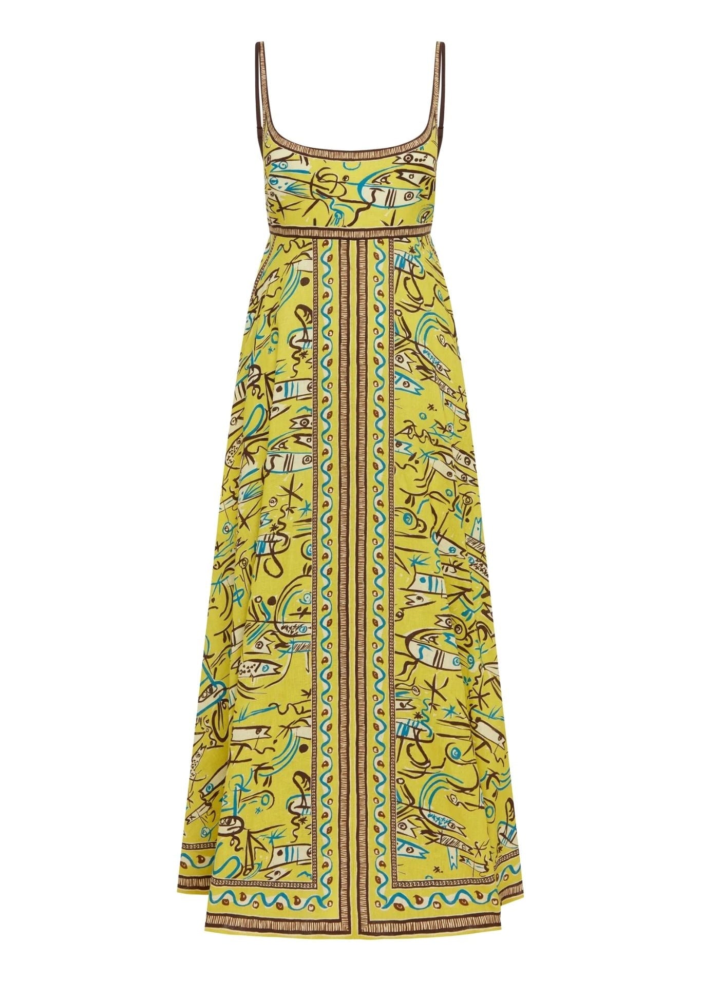 Alemais Fish Sticks Sundress - Vermillion