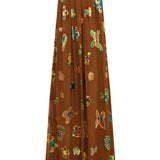 Alemais Golden Metallic Strapless Gown - Vermillion