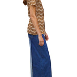 Alemais Jacones Spliced Denim Jean - Vermillion