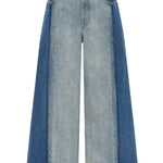 Alemais Jacones Spliced Denim Jean - Vermillion