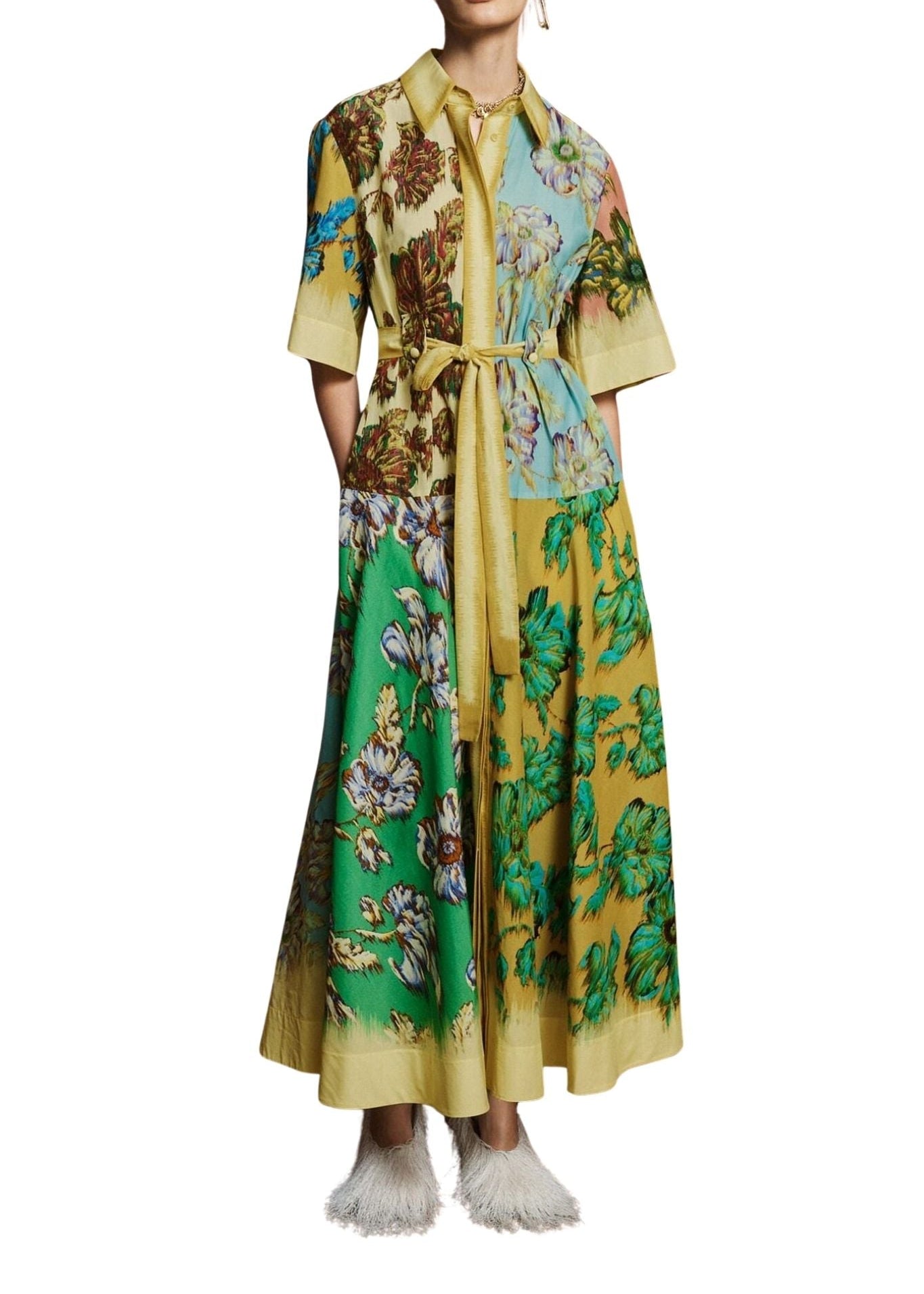 Alemais Jerry Shirtdress - Vermillion